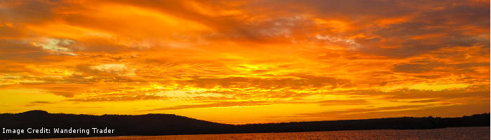 Sunset In Galapagos Islands